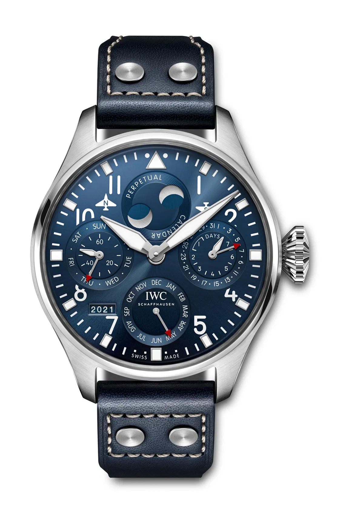 Schaffhausen big Pilots watch perpetual calendar iw503605
