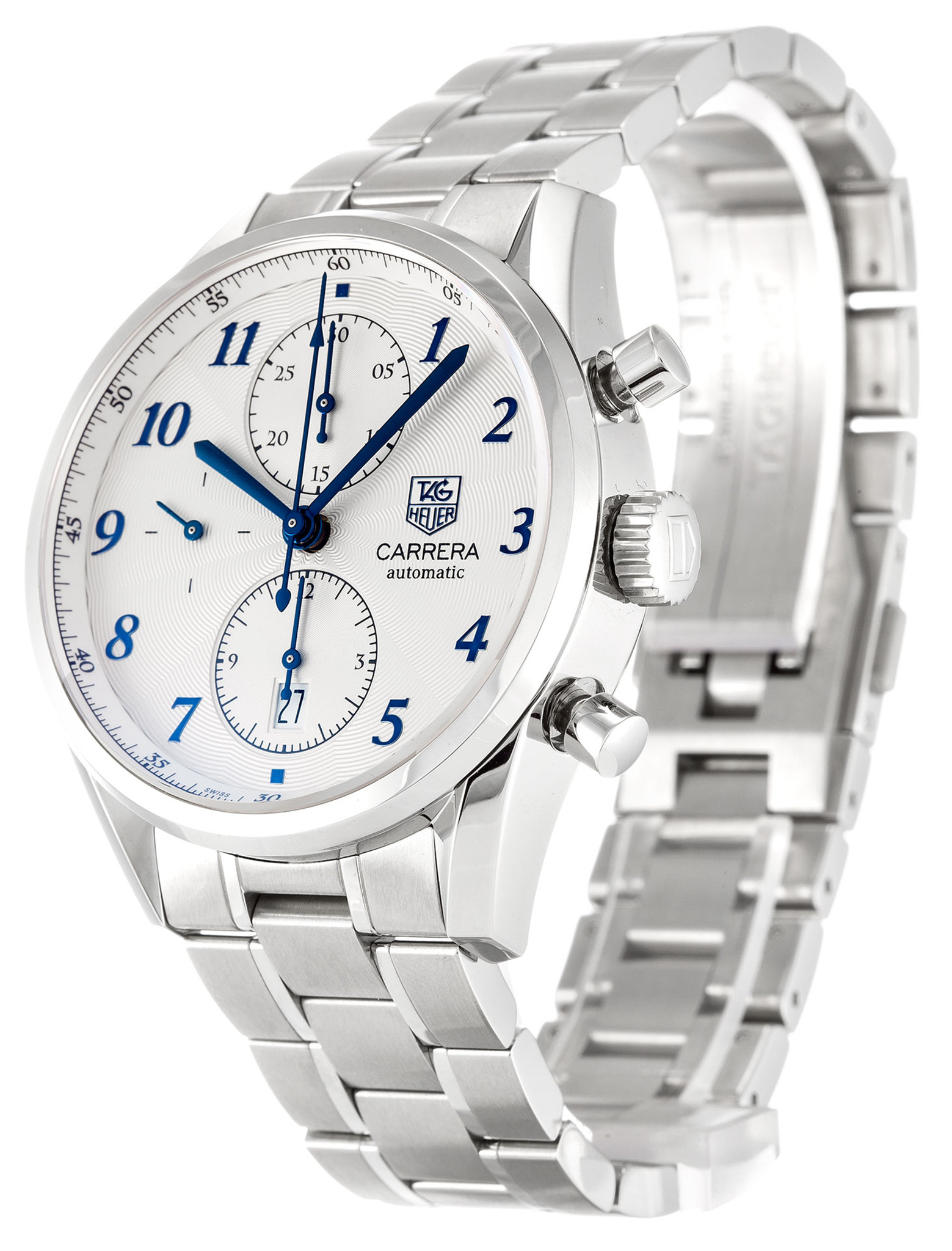 Carrera CAS2111.BA0730 White Dial Number Markers 41MM