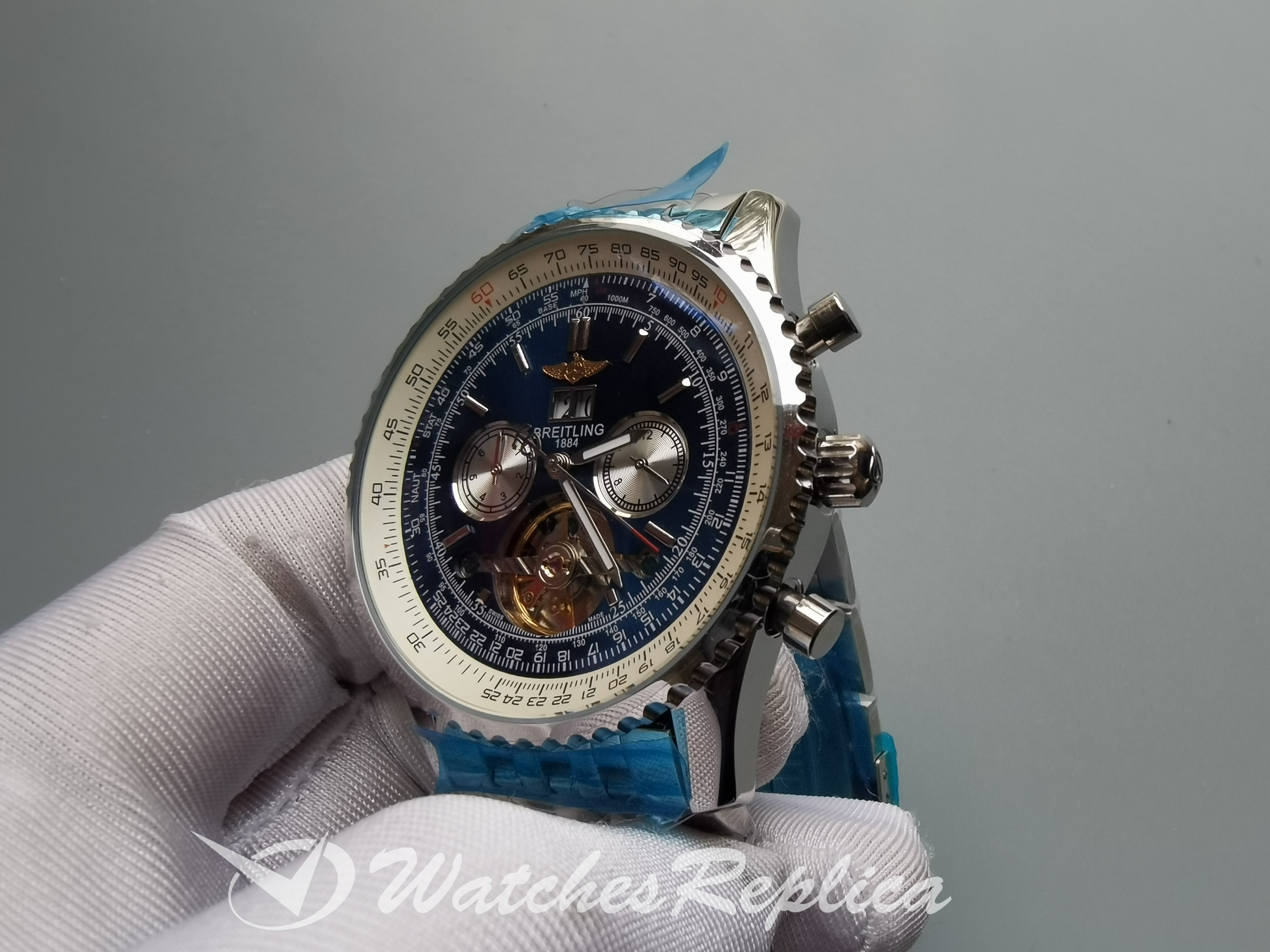 Navitimer A24322 Silver And Stainless Steel For Men Watch