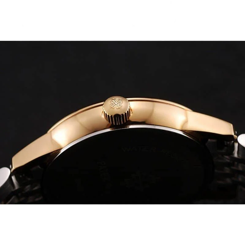 Calatrava Ladies Dial White 28 mm, Yellow Gold