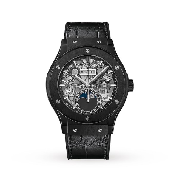 Classic Fusion Men Automatic Black Alligator Watch 547.CX.0170.LR