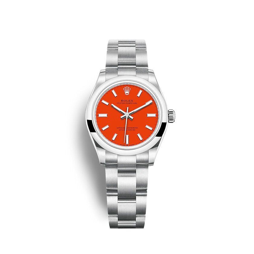 Oyster Perpetual Coral Red