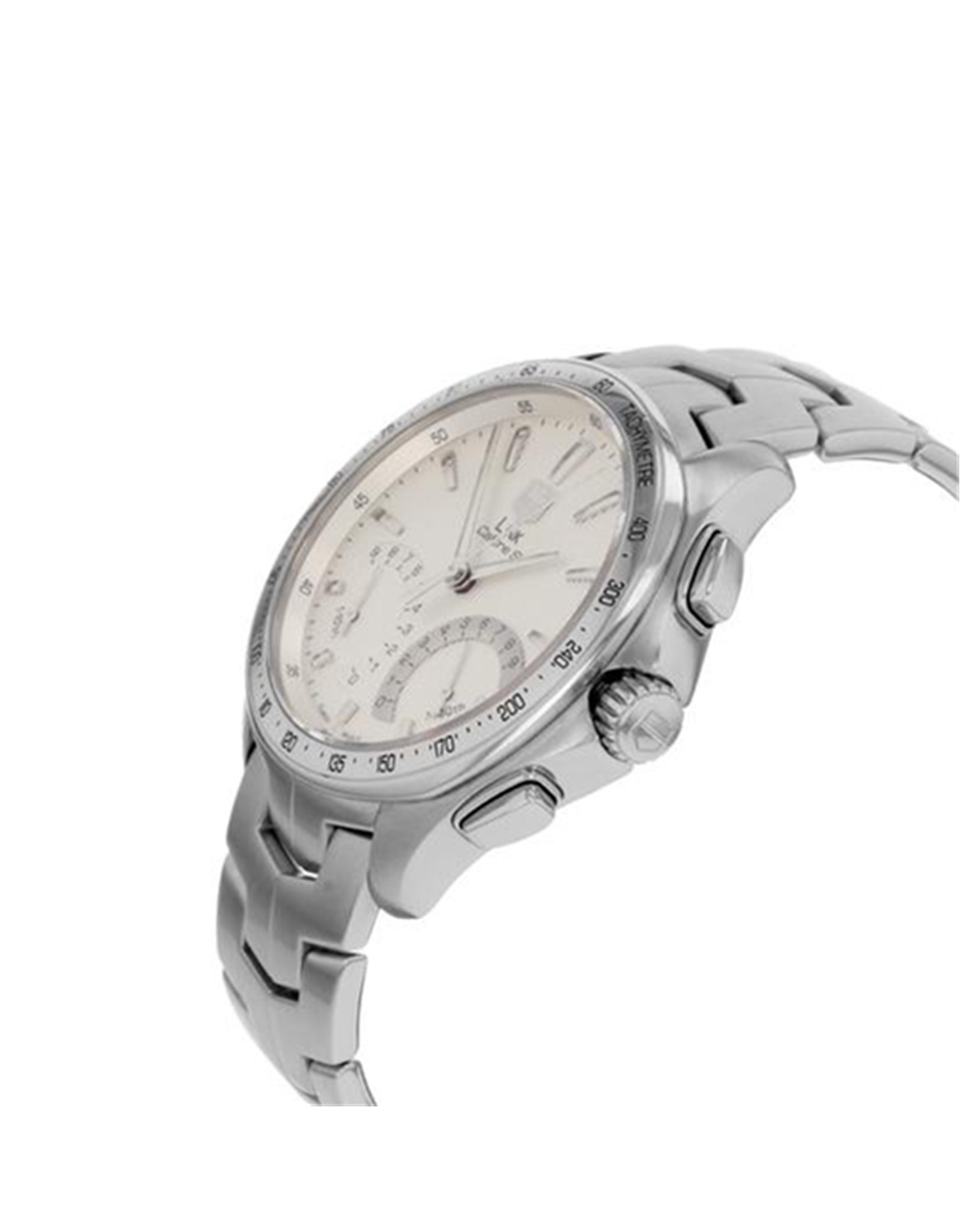Link Silver Dial Chronograph Feature CAT7011.BA0952 43MM