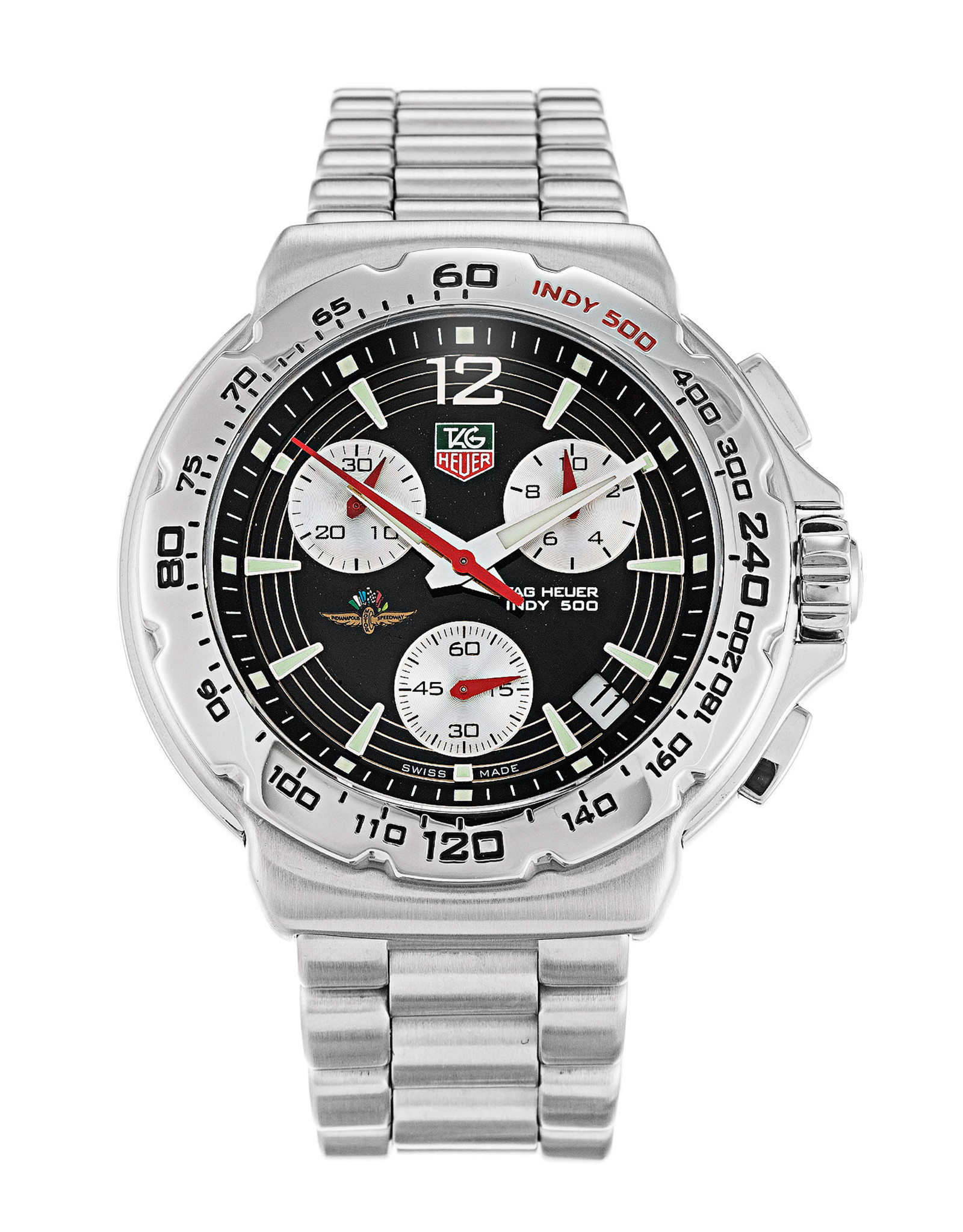 Formula 1 CAC111B.BA0850 Black Dial Stick Markers 40MM