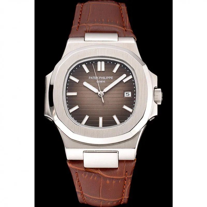 Nautilus 5711G-011 Dial Black 40 mm, Stainless Steel