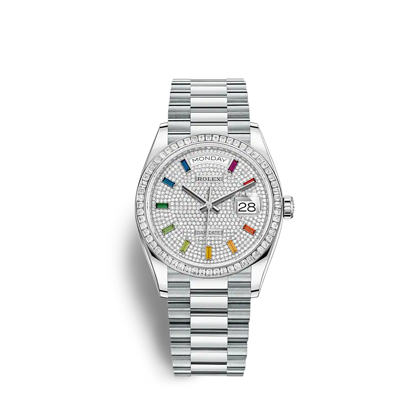 Day-Date 128396TBR Silver