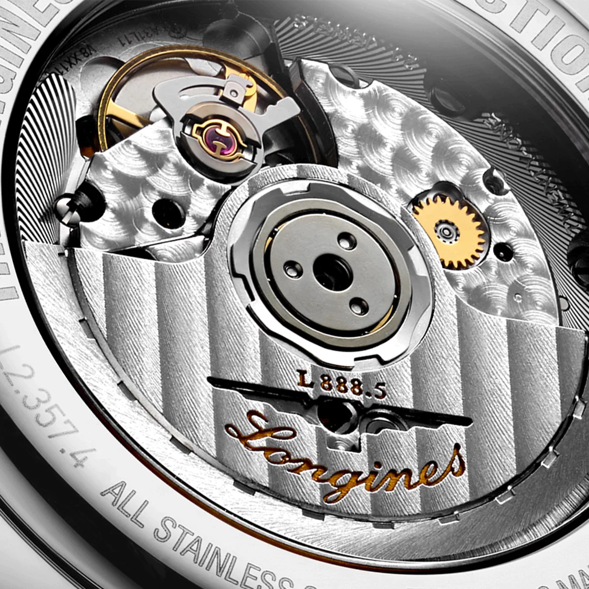 Masters Collection 34MM Automatic Beige Colored Dial Watch L23574076