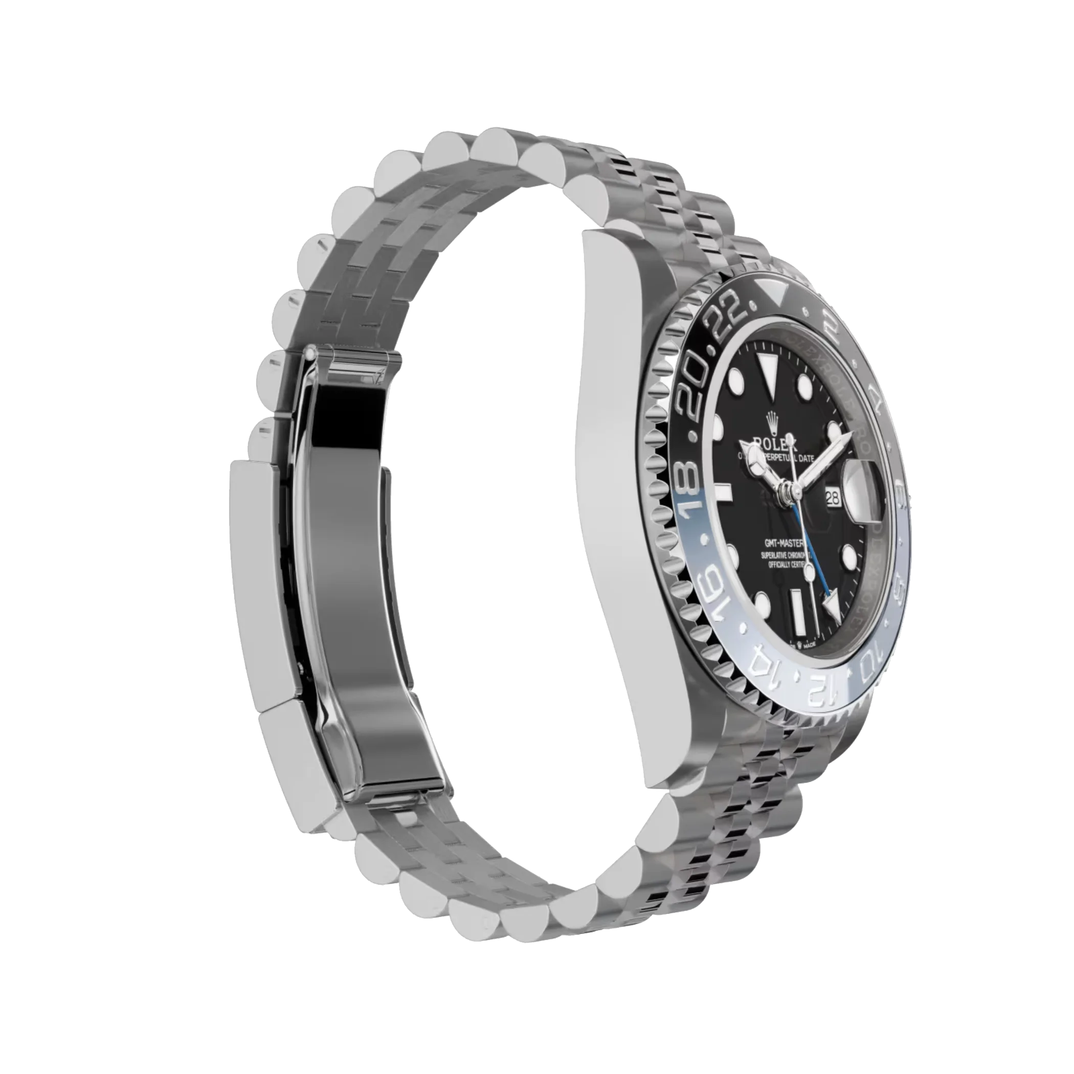 GMT-Master II: Oystersteel, black dial, Jubilee bracelet, m126710blnr-0002