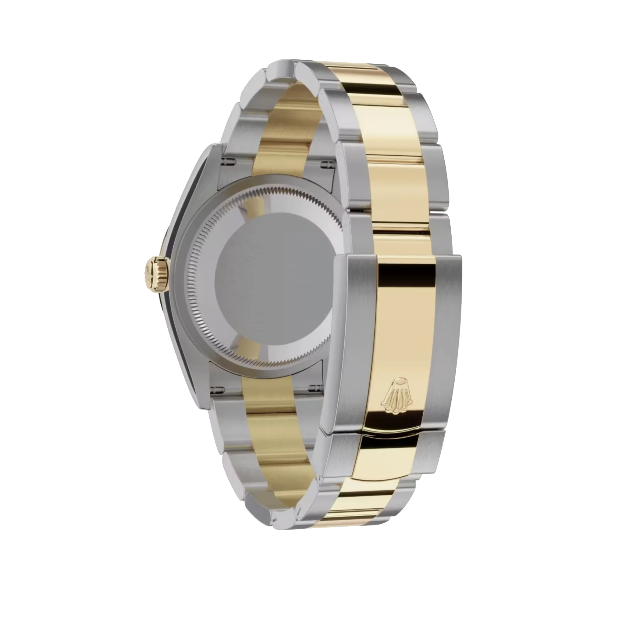 Datejust: Oystersteel and yellow gold, silver, diamond-set, m278273-0019