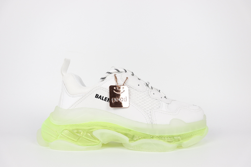 BALENCIAGA TRIPLE S SNEAKER-WHITE GREEN