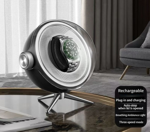 Watch Winder for Automatic Watches, Automatic Watch Winder Box, Astronaut series, silent and durable