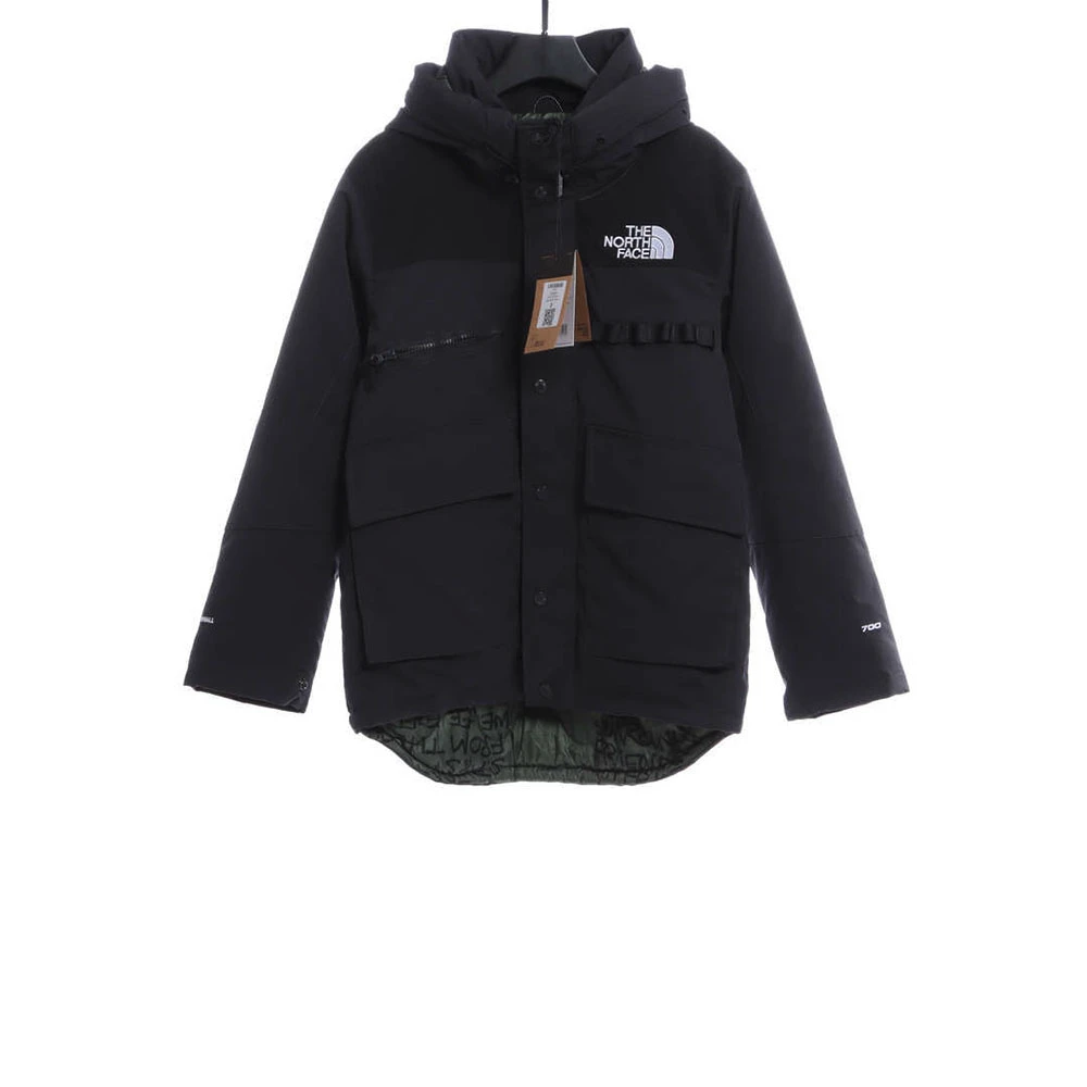 Outdoor workwear hooded down