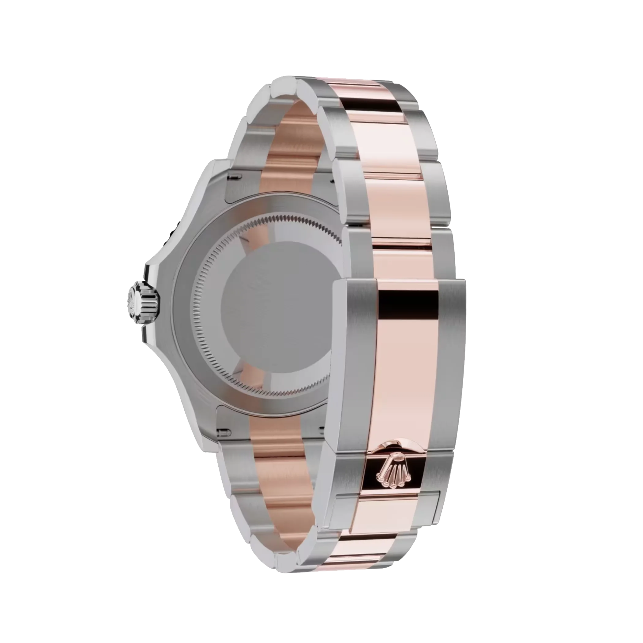 Yacht-Master: Everose gold, Intense black dial, Oyster bracelet, m126621-0002