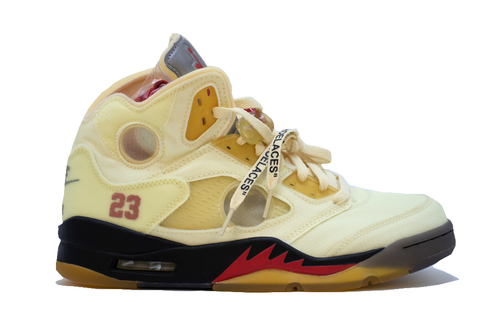 OFF-WHITE X AIR JORDAN 5 SAIL