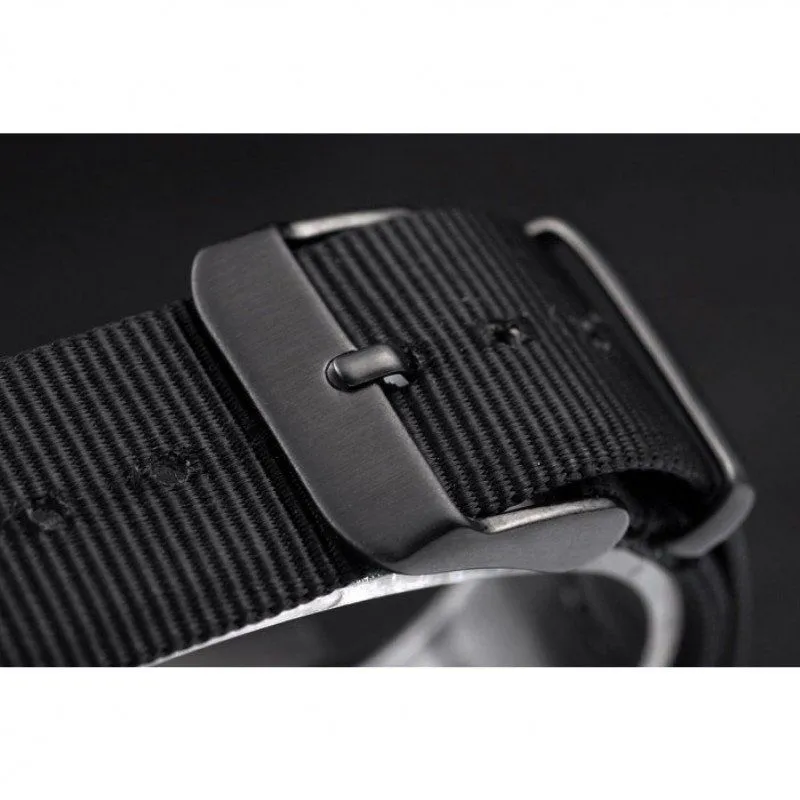 Swiss GMT Master II Pro-Hunter Black Fabric Strap Black Dial