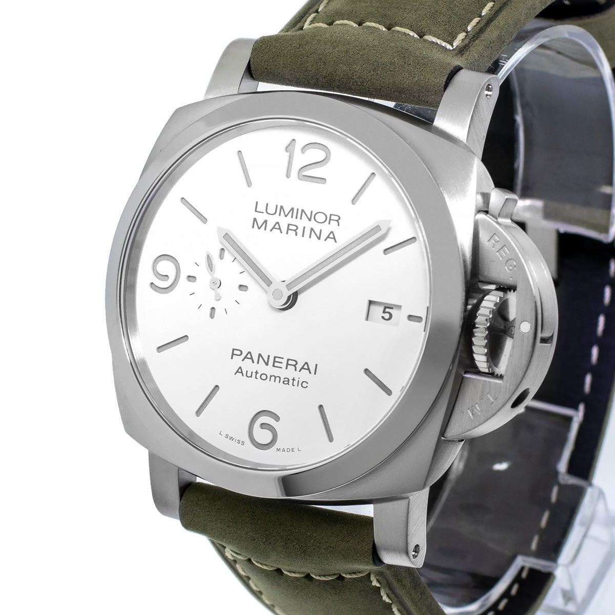 Luminor Marina Steel White Arabic 44mm PAM01314