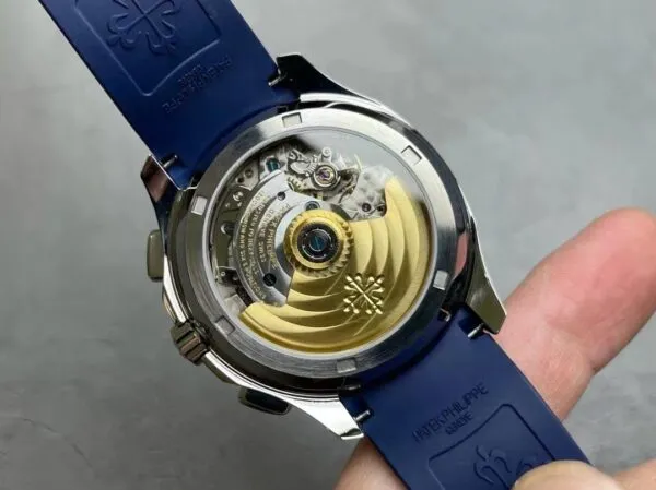 Aquanaut 5968A-001 Chronograph 42.2 mm,Steel,5968A-001 Blue Strap