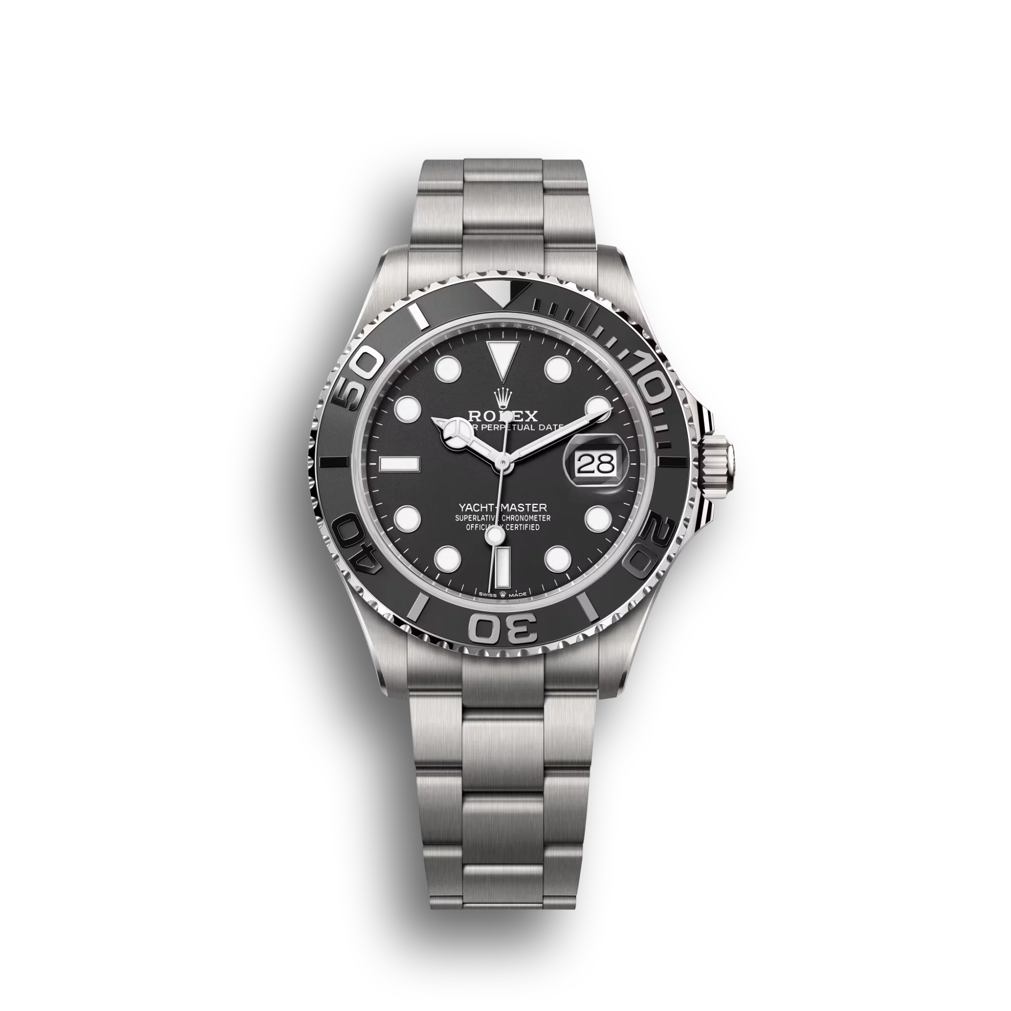 Yacht-Master: black dial, Oyster bracelet, m226627-0001