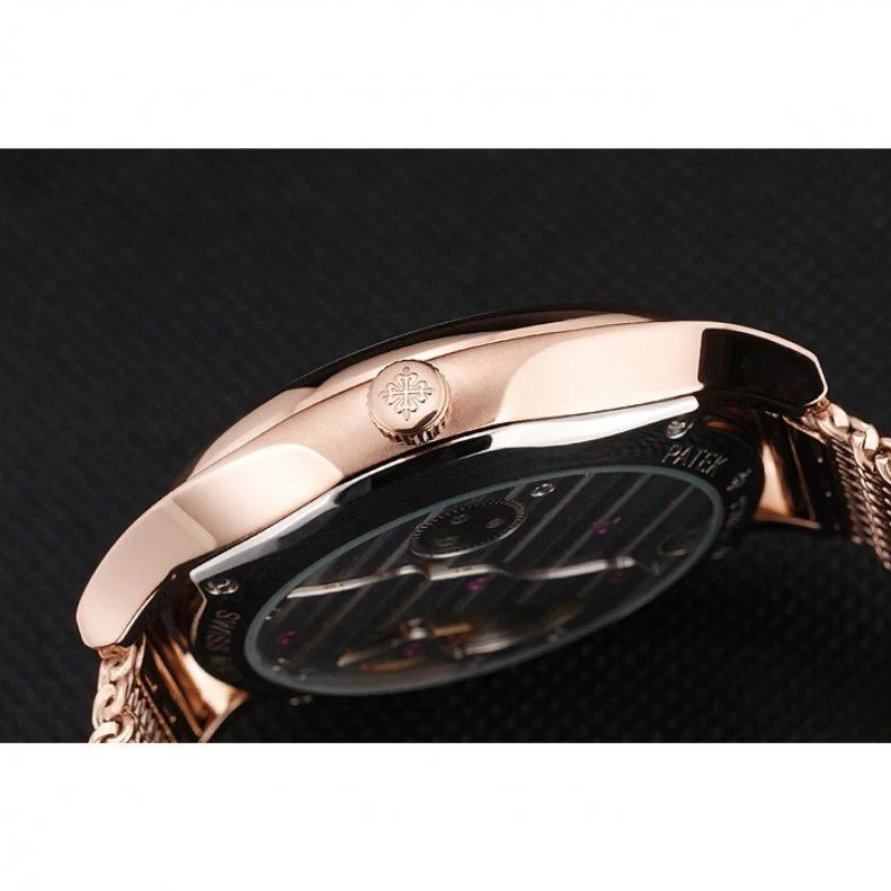 Calatrava Small Seconds Dial White 40 mm, Rose Gold Plated