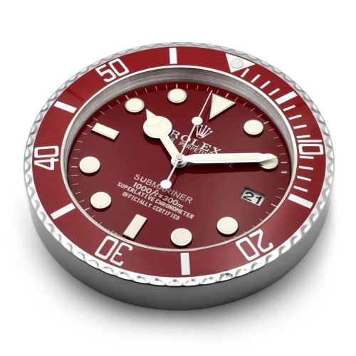 submariner seriesred wall clock