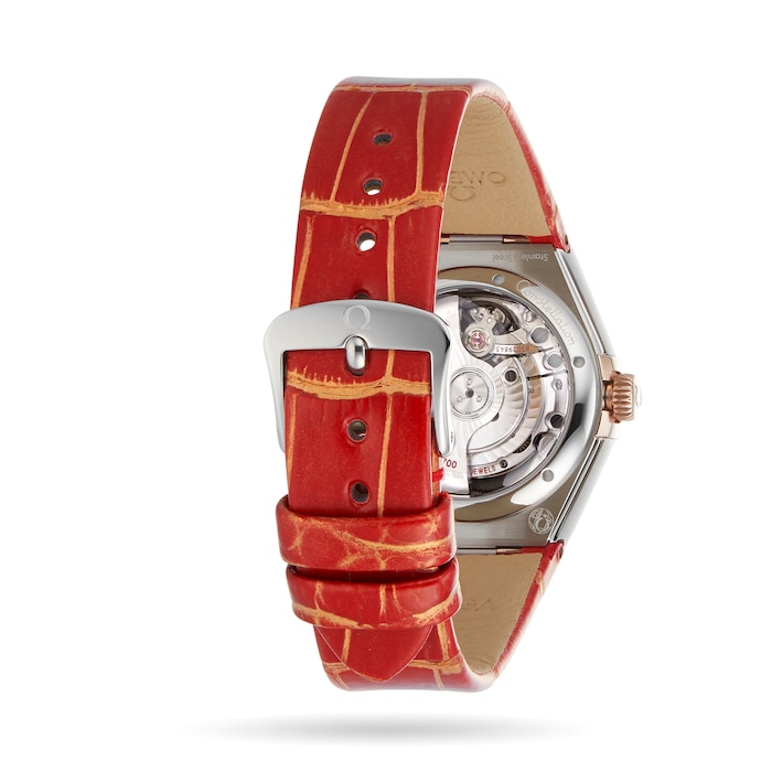 Constellation Co-Axial Master Chronometer 29mm Ladies Watch Red