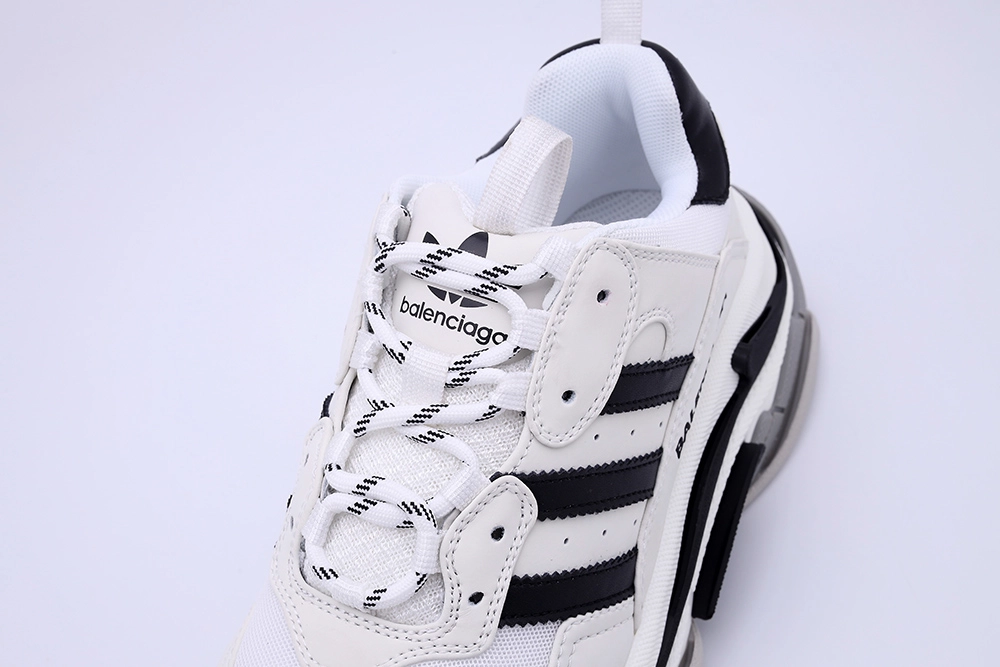 AD X BALENCIAGA TRIPLE-S BLACK WHITE BEST QUALITY