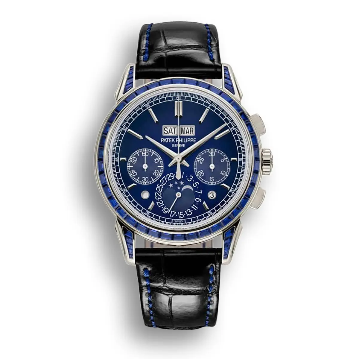 Chronograph, Perpetual calendar 41 mm,Platinum,5271/11P-010
