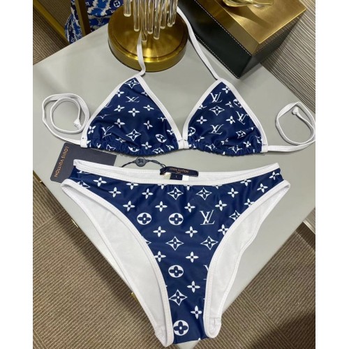 Louis Vuitton LV Escale Bikini Top and Bottoms Suit