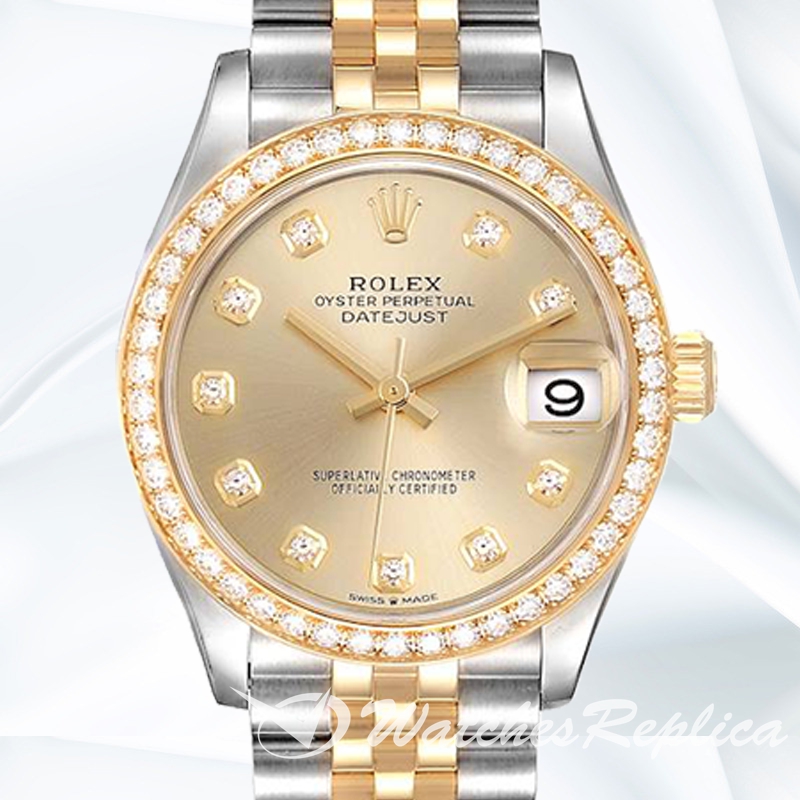Datejust m278383rbr-0026 Ladies 31mm Champagne Dial