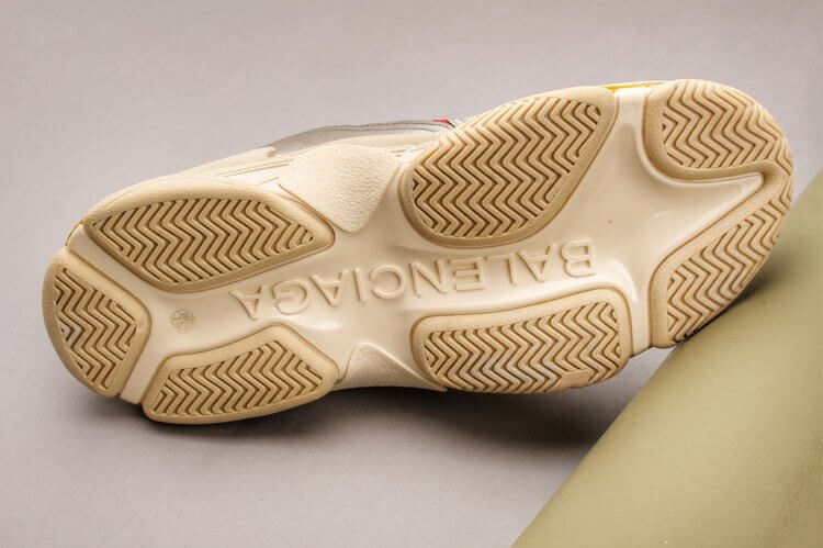 BALENCIAGA TRIPLE S TRAINER YELLOW BLUE RED