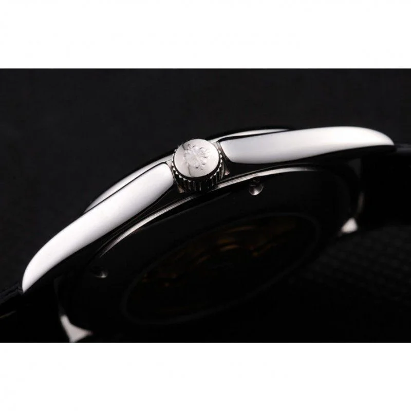 Geneve Calatrava Crystal Dial White 38 mm, Stainless Steel