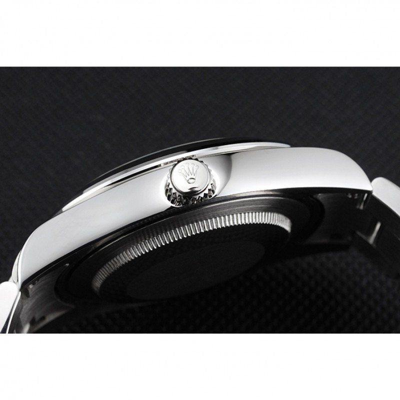 Swiss Milgauss Black Dial Orange Markings Stainless Steel Case And Bracelet