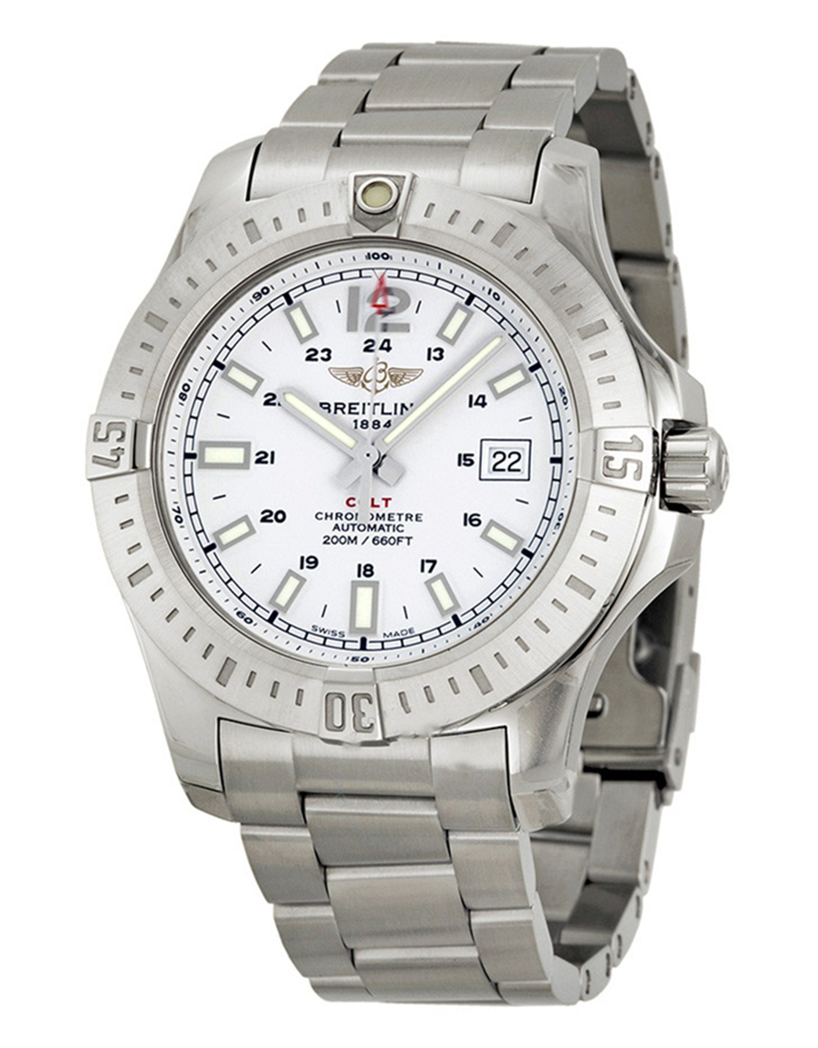 Colt Silver Dial 24 Hour Markers A1738811 G791SS