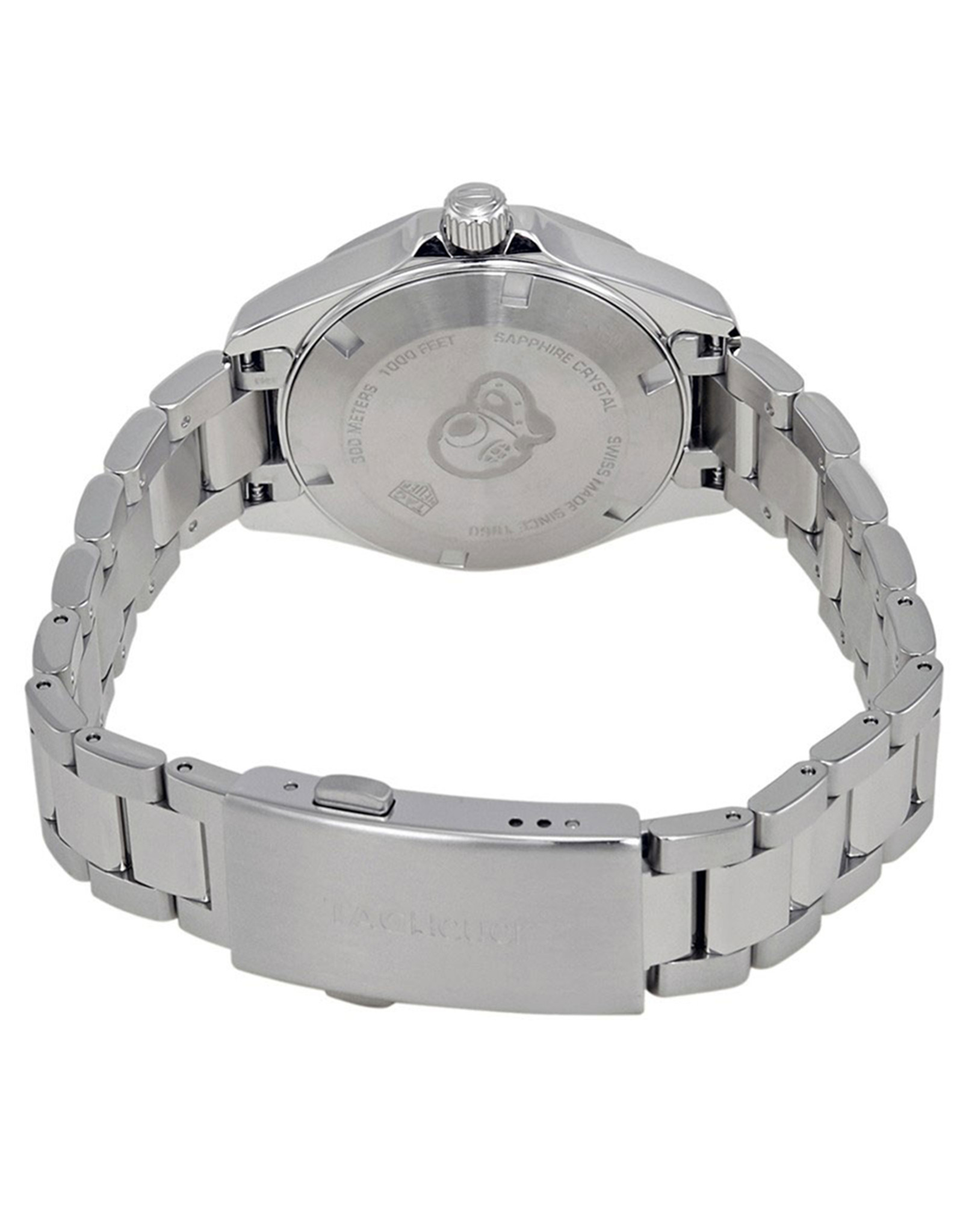 Aquaracer Opalin Black Dial Steel WoMen's Watch WBD1310.BA0740 32 MM