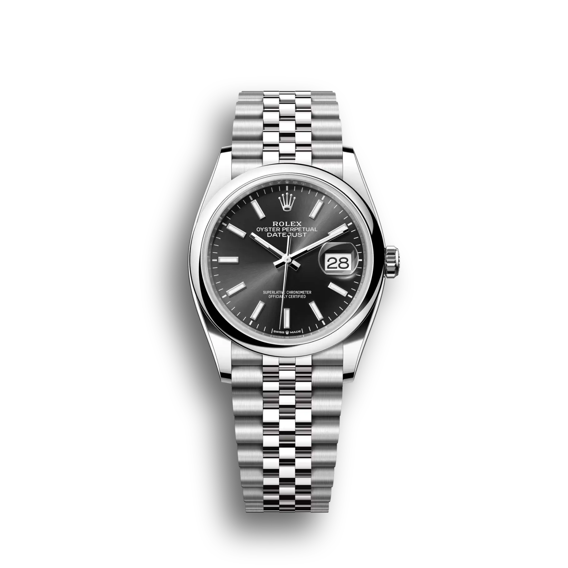 Datejust: bright black, m126200-0003