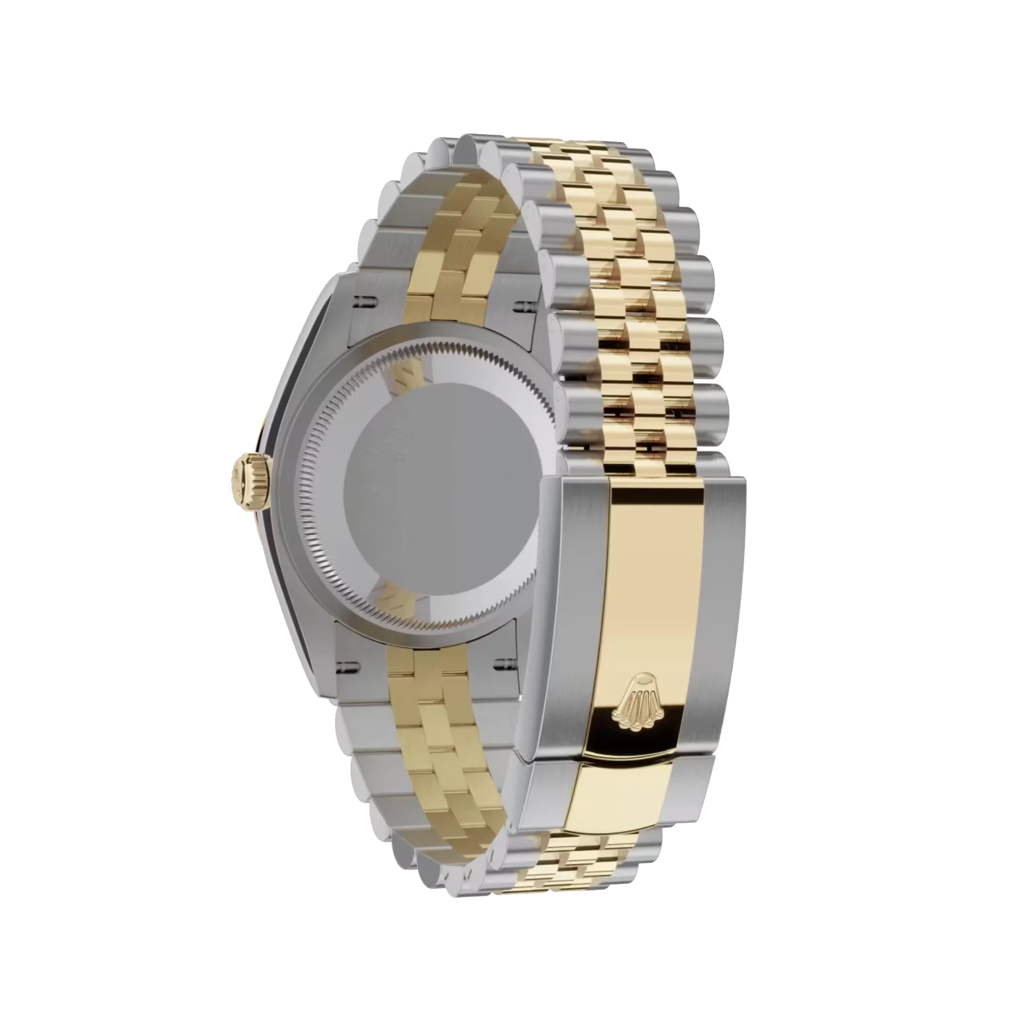 Datejust: Oystersteel and yellow gold, champagne colour, diamond-set dial, Jubilee bracelet, m126203-0017