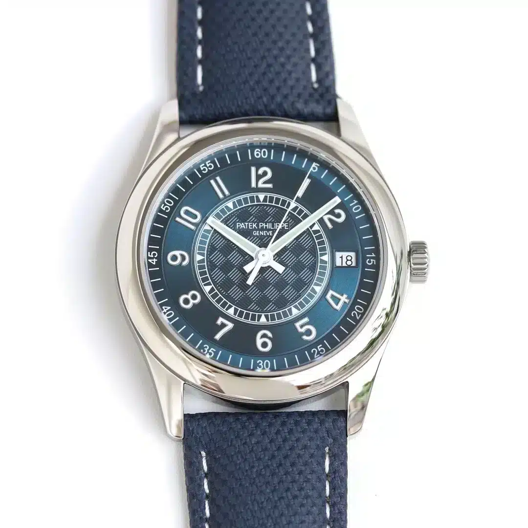 Calatrava 6007G-011 DATE, SWEEP SECONDS. 40 mm,White gold