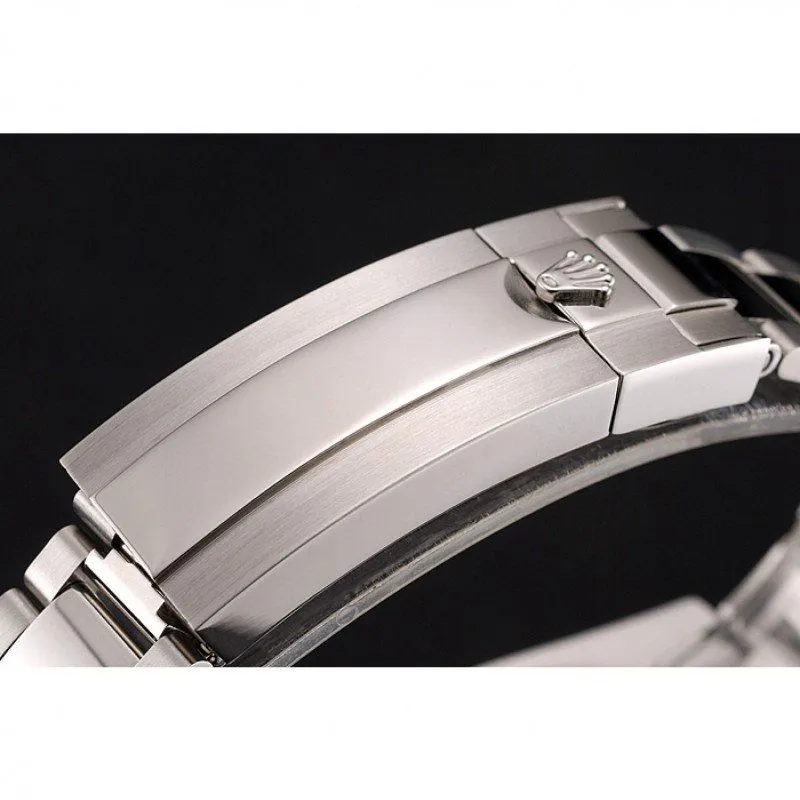 Swiss GMT Master II Black Dial Stone Set Bezel Stainless Steel Case And Bracelet 1453747