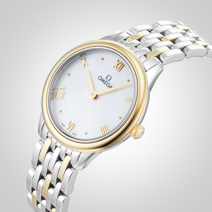 De Ville Prestige Quartz 27.5mm Ladies Watch White
