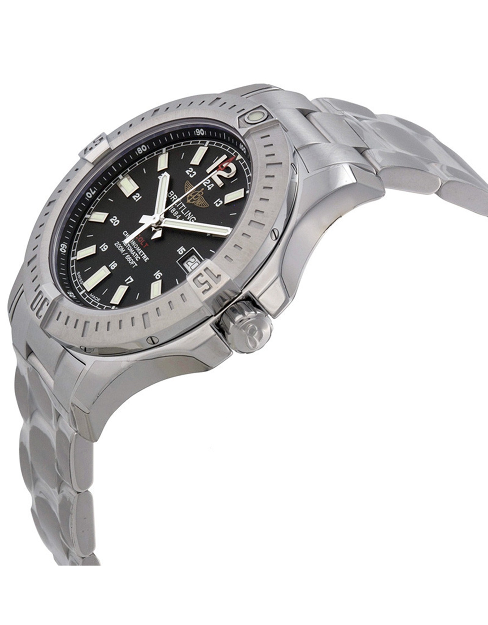 Colt Automatic Black Dial Men's Watch A1738811 BD44SS