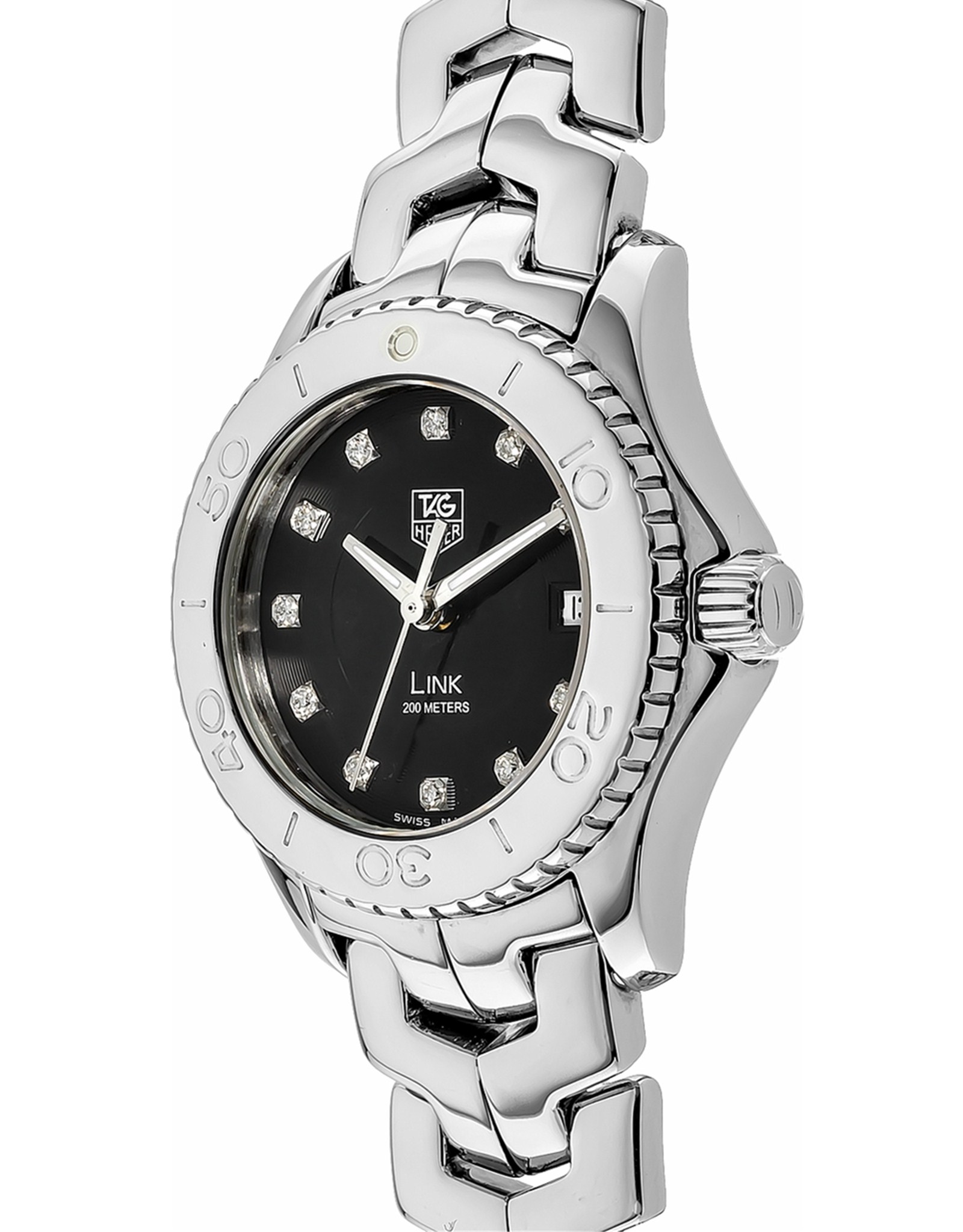 Link Black Dial Set with Diamond WJ1318.BA0572 27MM