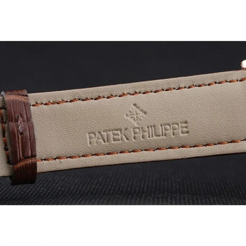 Perpetual Calendar Retrograde Dial White 40 mm, Rose Gold Plated