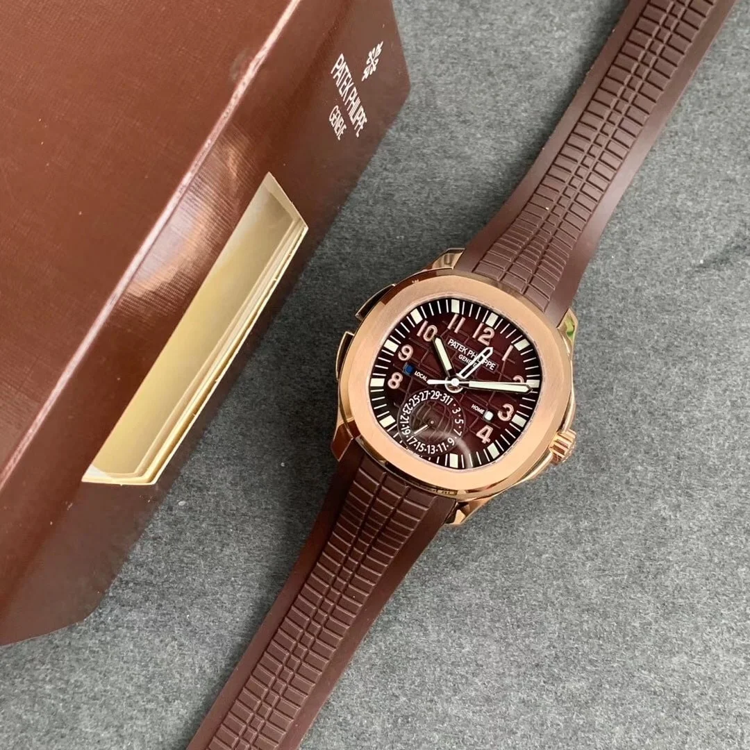 Aquanaut 5164R-001 Travel Time 40.8 mm,Rose gold