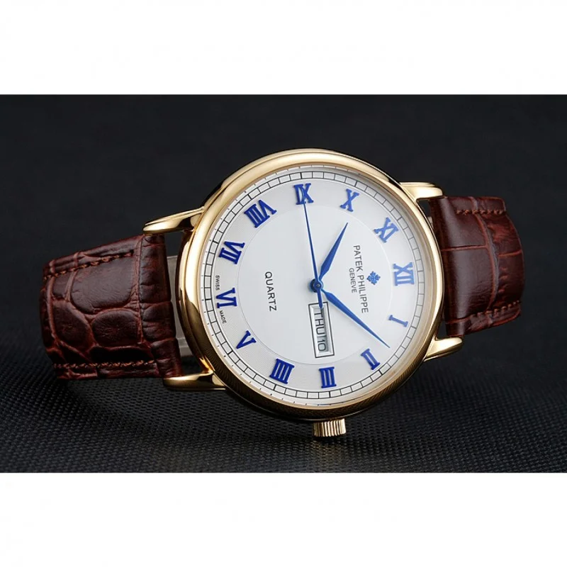 Calatrava White Dial White 41 mm, Yellow Gold