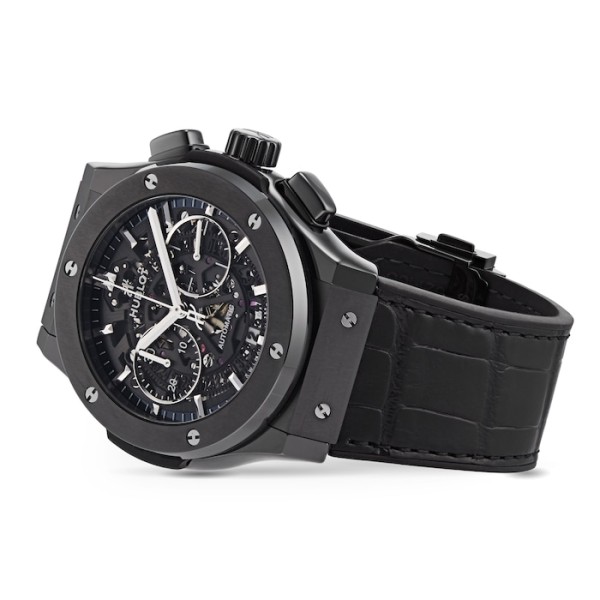 Classic Fusion Men Automatic Black Alligator Watch 525.CM.0170.LR