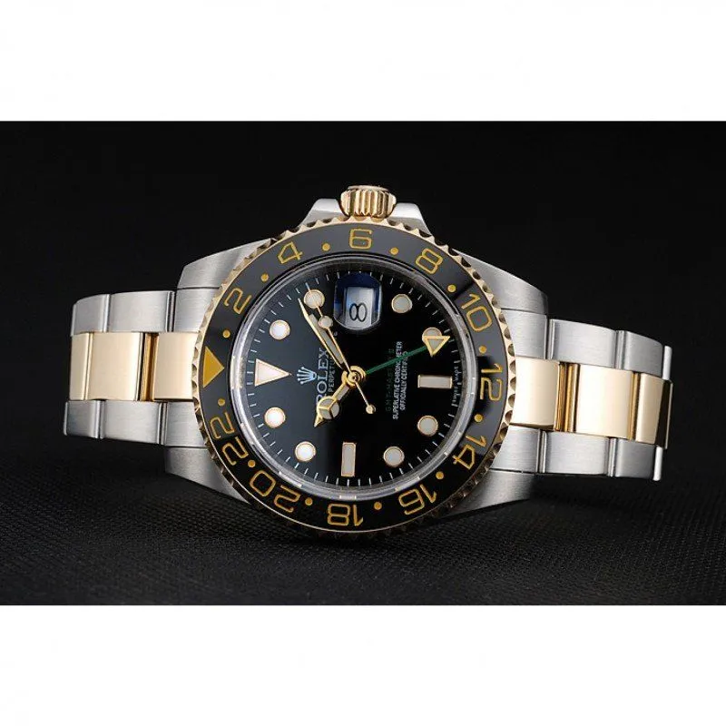 Swiss GMT Master Black Bezel Black Dial 80295