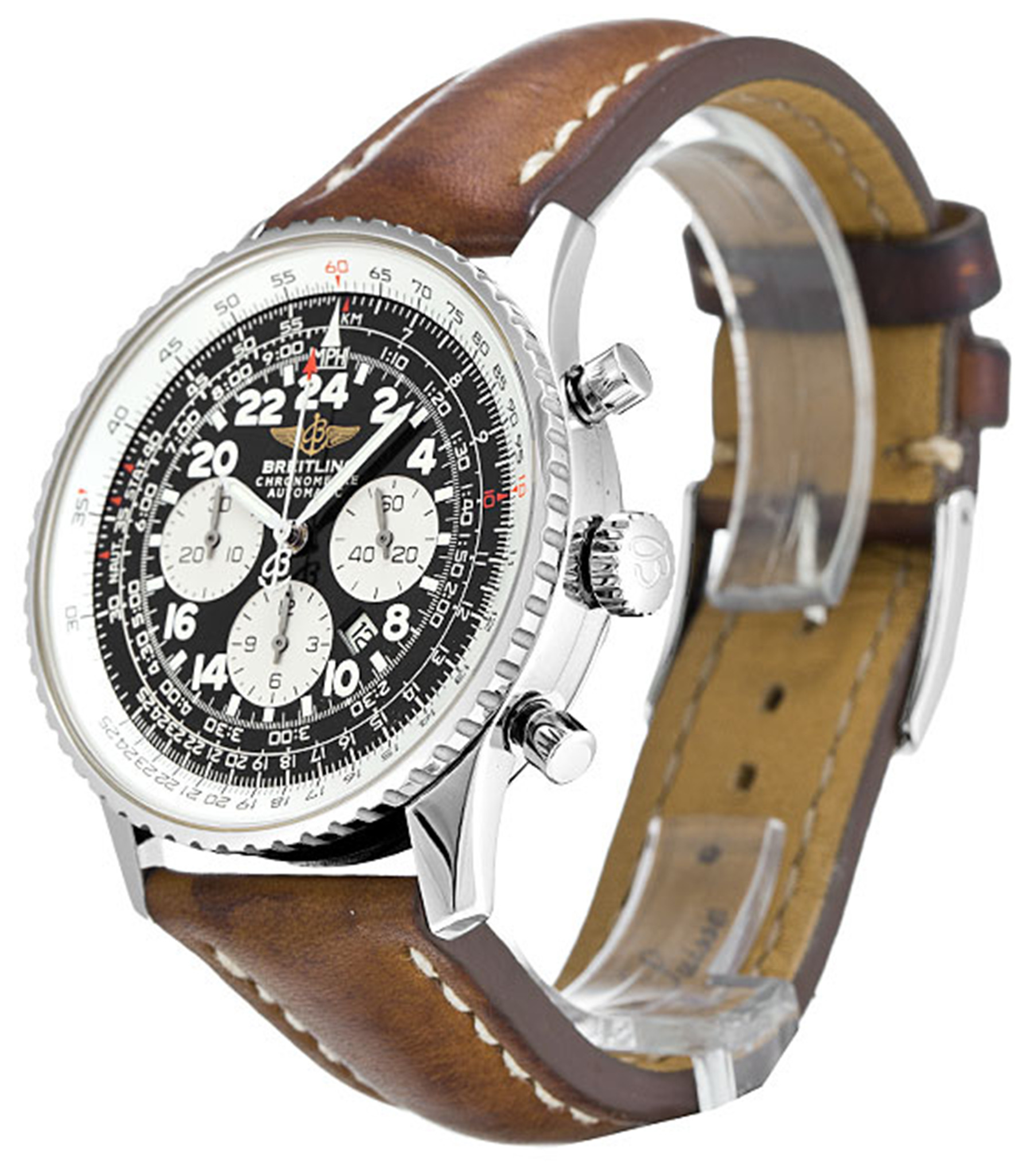 Cosmonaute Black Dial Number Markers A22322