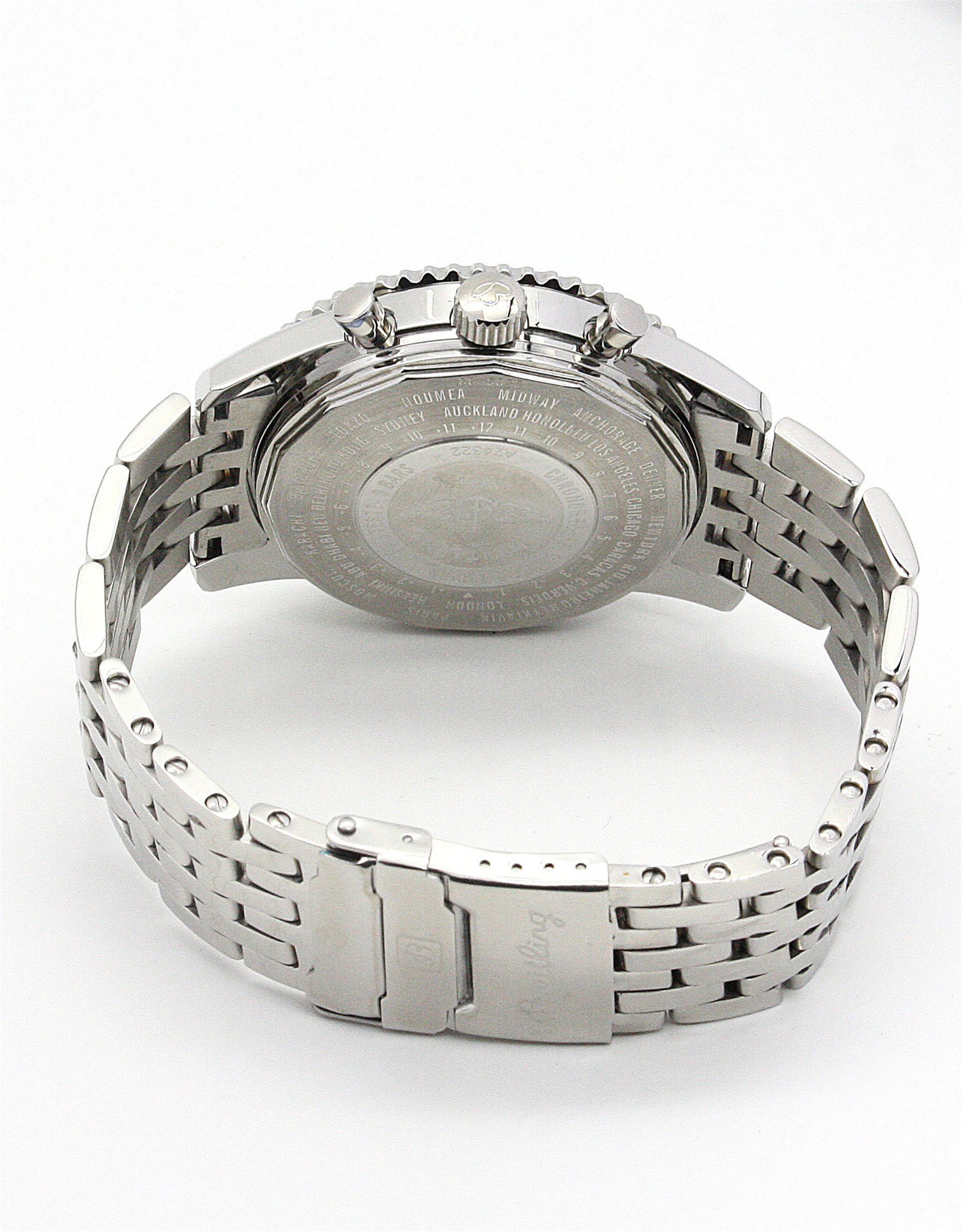 Navitimer World Blue Dial Stick Markers A24322