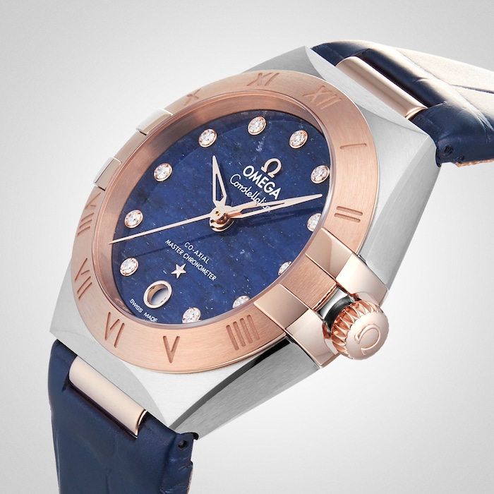 Constellation Co-Axial Master Chronometer 29mm Ladies Watch Blue