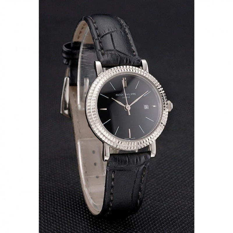 Calatrava Double Dial 28 mm, Stainless Steel